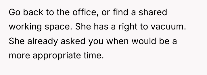 Go back to the office, or find a shared working...