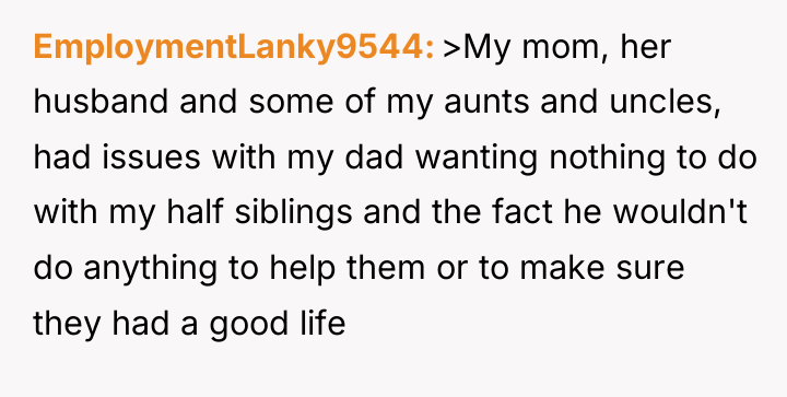EmploymentLanky9544 >My mom, her husband and some of my aunts...