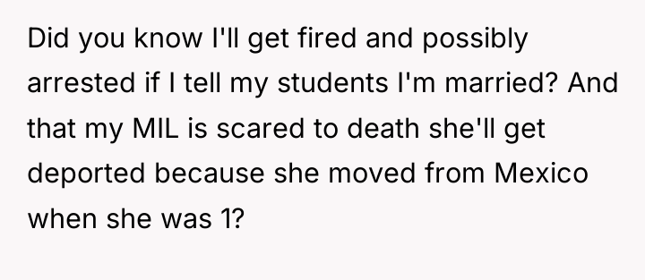 Did you know I'll get fired and possibly arrested if...