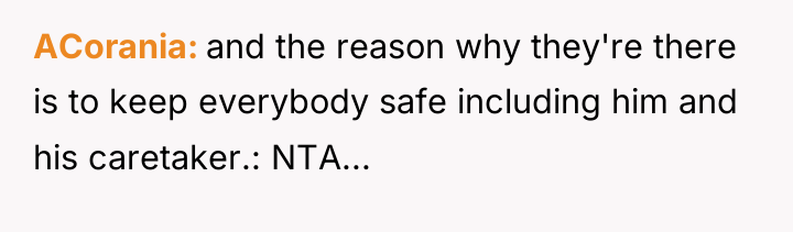 ACorania and the reason why they're there is to keep...