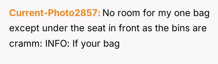 Current-Photo2857 No room for my one bag except under the...
