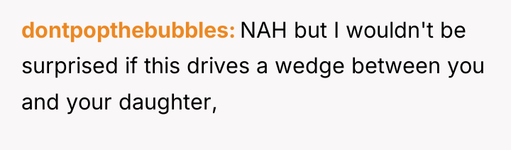 dontpopthebubbles NAH but I wouldn't be surprised if this drives...