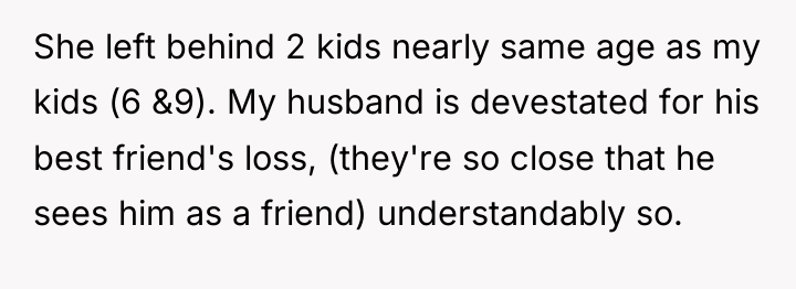 She left behind 2 kids nearly same age as my...