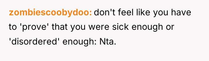 zombiescoobydoo don't feel like you have to 'prove' that you...