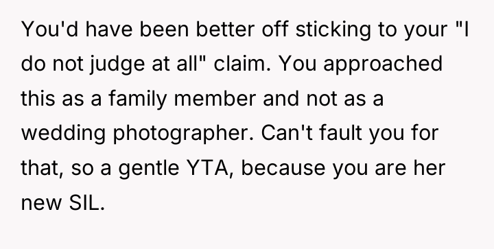 You'd have been better off sticking to your "I do...