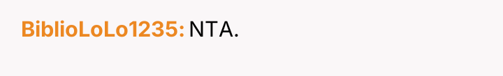 BiblioLoLo1235 NTA.