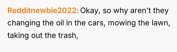 Redditnewbie2022 Okay, so why aren't they changing the oil in...