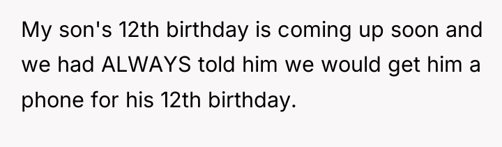 My son's 12th birthday is coming up soon and we...
