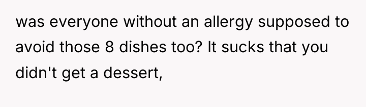 was everyone without an allergy supposed to avoid those 8...