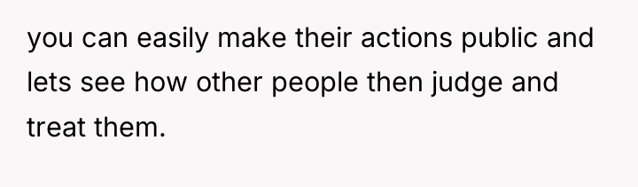 you can easily make their actions public and lets see...