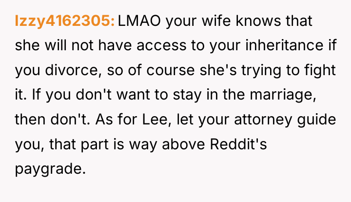 Izzy4162305 LMAO your wife knows that she will not have...