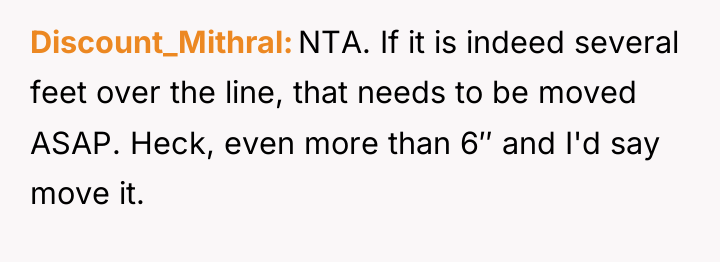 Discount_Mithral NTA. If it is indeed several feet over the...