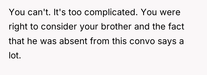 You can't. It's too complicated. You were right to consider...