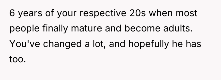 6 years of your respective 20s when most people finally...