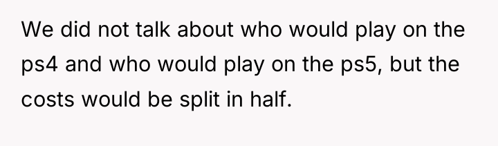 We did not talk about who would play on the...