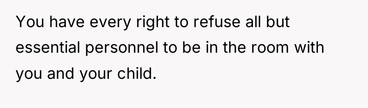 You have every right to refuse all but essential personnel...