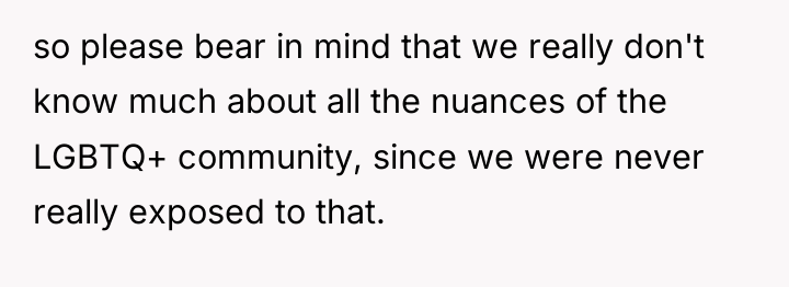 so please bear in mind that we really don't know...
