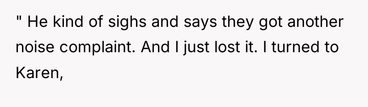 " He kind of sighs and says they got another...