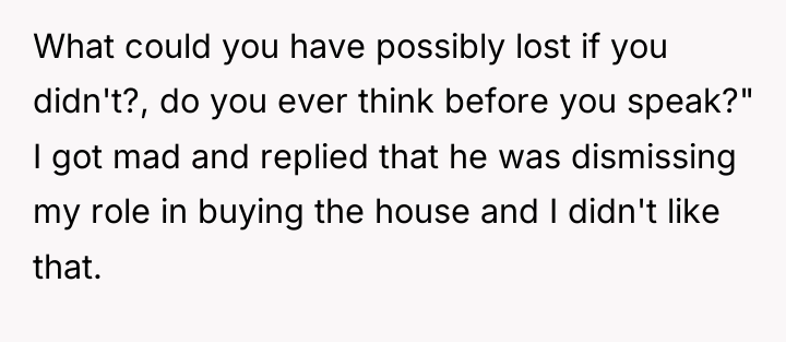 What could you have possibly lost if you didn't?, do...