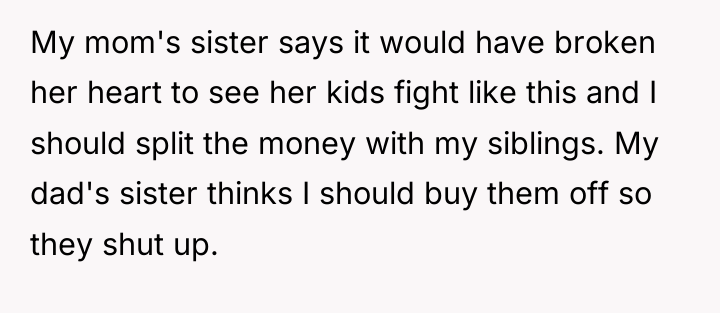 My mom's sister says it would have broken her heart...