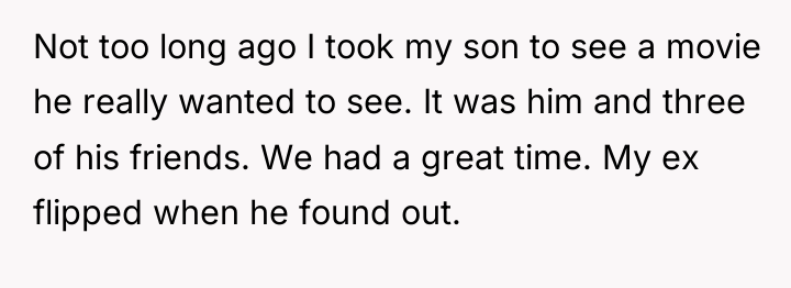 Not too long ago I took my son to see...