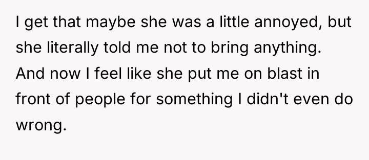 I get that maybe she was a little annoyed, but...