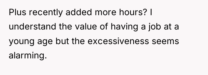 Plus recently added more hours? I understand the value of...