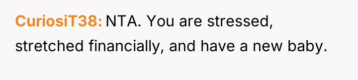 CuriosiT38 NTA. You are stressed, stretched financially, and have a...