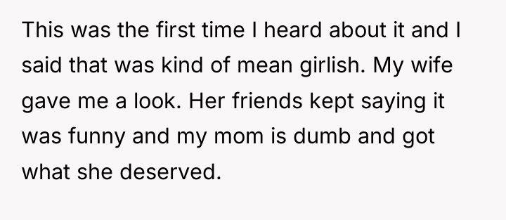 This was the first time I heard about it and...