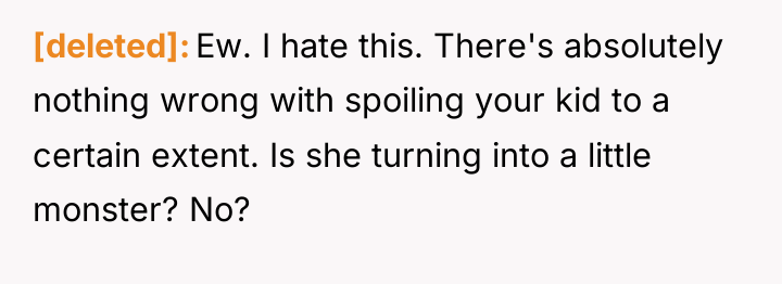 [deleted] Ew. I hate this. There's absolutely nothing wrong with...