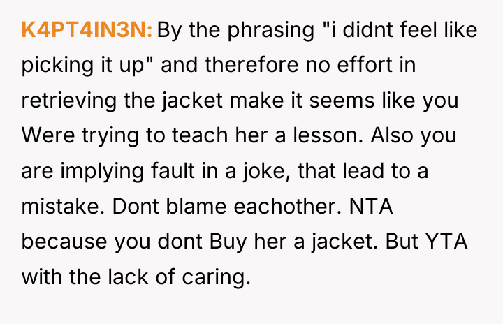 K4PT4IN3N By the phrasing "i didnt feel like picking it...