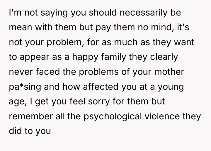 I'm not saying you should necessarily be mean with them...