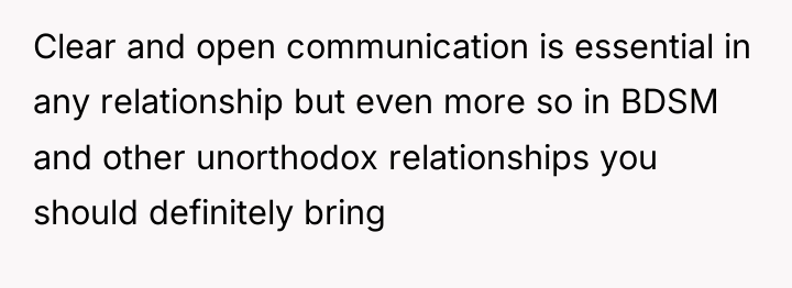 Clear and open communication is essential in any relationship but...
