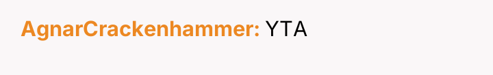AgnarCrackenhammer YTA
