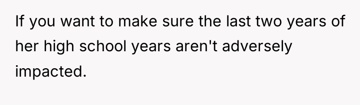If you want to make sure the last two years...