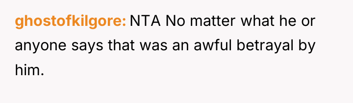 ghostofkilgore NTA No matter what he or anyone says that...