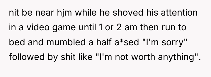 nit be near hjm while he shoved his attention in...