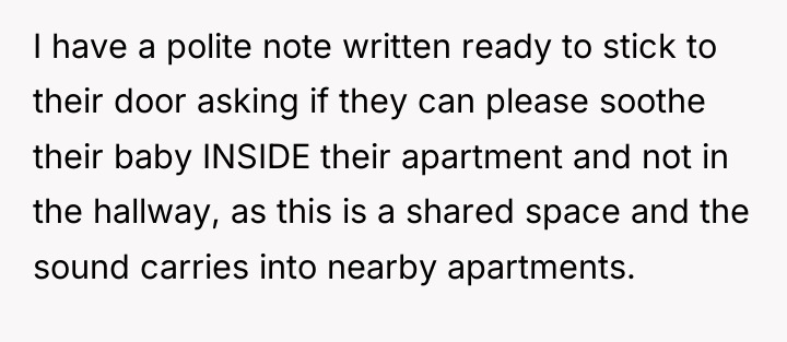 I have a polite note written ready to stick to...