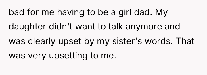 bad for me having to be a girl dad. My...