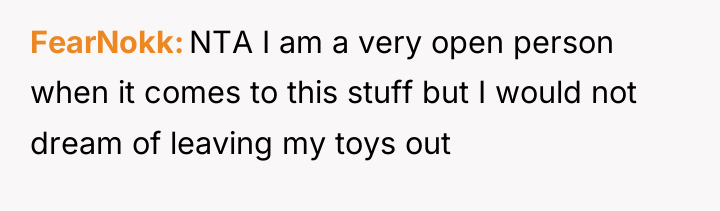 FearNokk NTA I am a very open person when it...