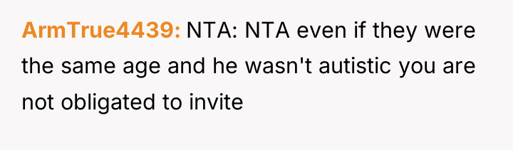 ArmTrue4439 NTA: NTA even if they were the same age...