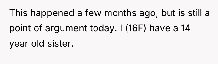 This happened a few months ago, but is still a...