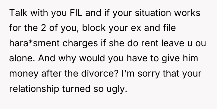 Talk with you FIL and if your situation works for...