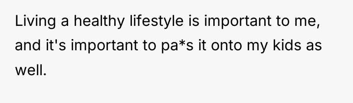 Living a healthy lifestyle is important to me, and it's...