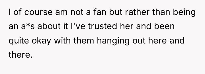 I of course am not a fan but rather than...