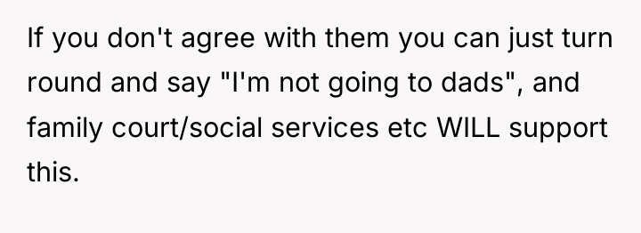If you don't agree with them you can just turn...