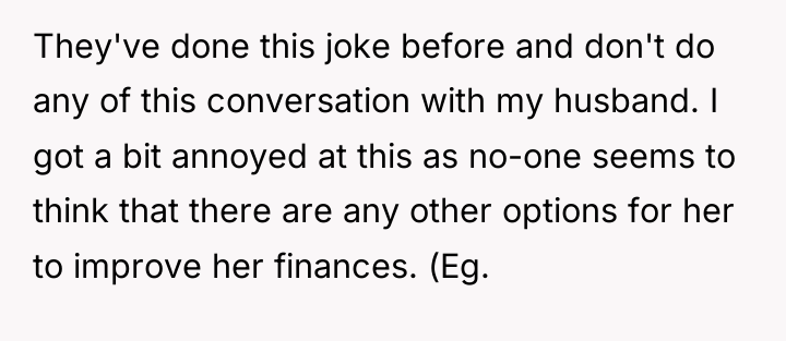 They've done this joke before and don't do any of...