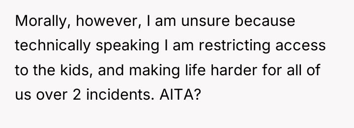 Morally, however, I am unsure because technically speaking I am...