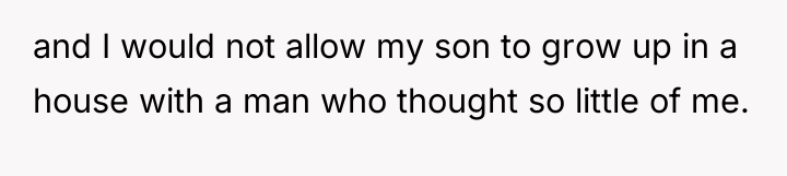 and I would not allow my son to grow up...