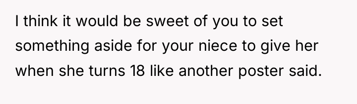 I think it would be sweet of you to set...
